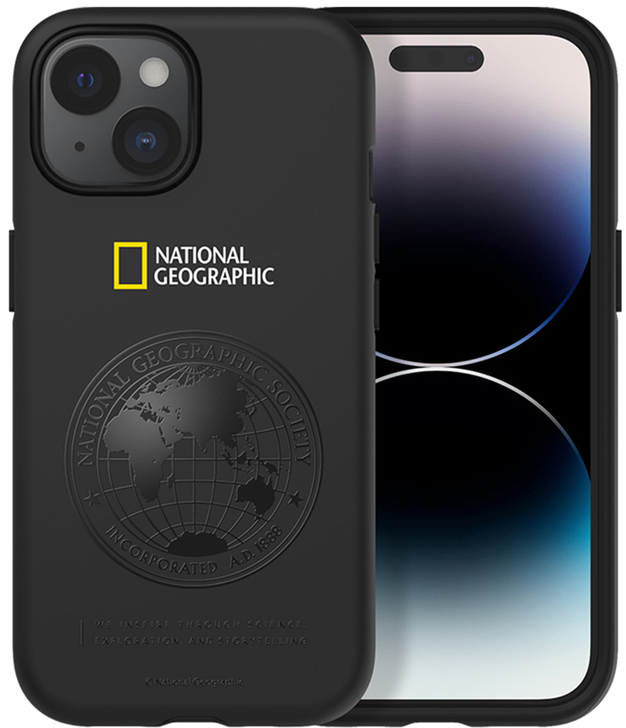 Nat Geo iPhone 15 Plus Back Cover Case Global Seal Double Protective