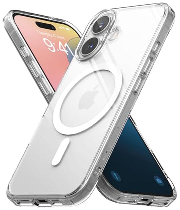 iPhone 16 Plus Back Cover Case | Fusion Magnetic - Clear