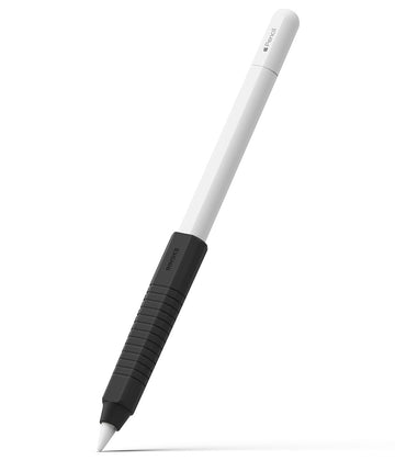 Apple Pencil Pro/USB C / 2nd / 1st Generation Cover , Silicone Drafting Grip Holder - Black
