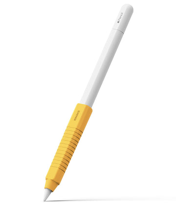 Apple Pencil Case for Apple Pencil Pro/USB C / 2nd / 1st Generation Cover Silicone Drafting Grip Holder - Yellow