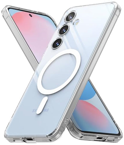 Samsung Galaxy S24 FE Back Cover Case | Fusion Magnetic - Clear