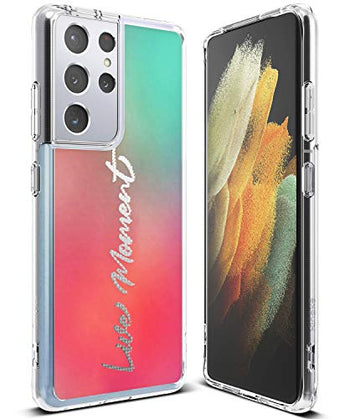 Samsung Galaxy S21 Ultra Back Cover Case | Fusion Design - Live Moment
