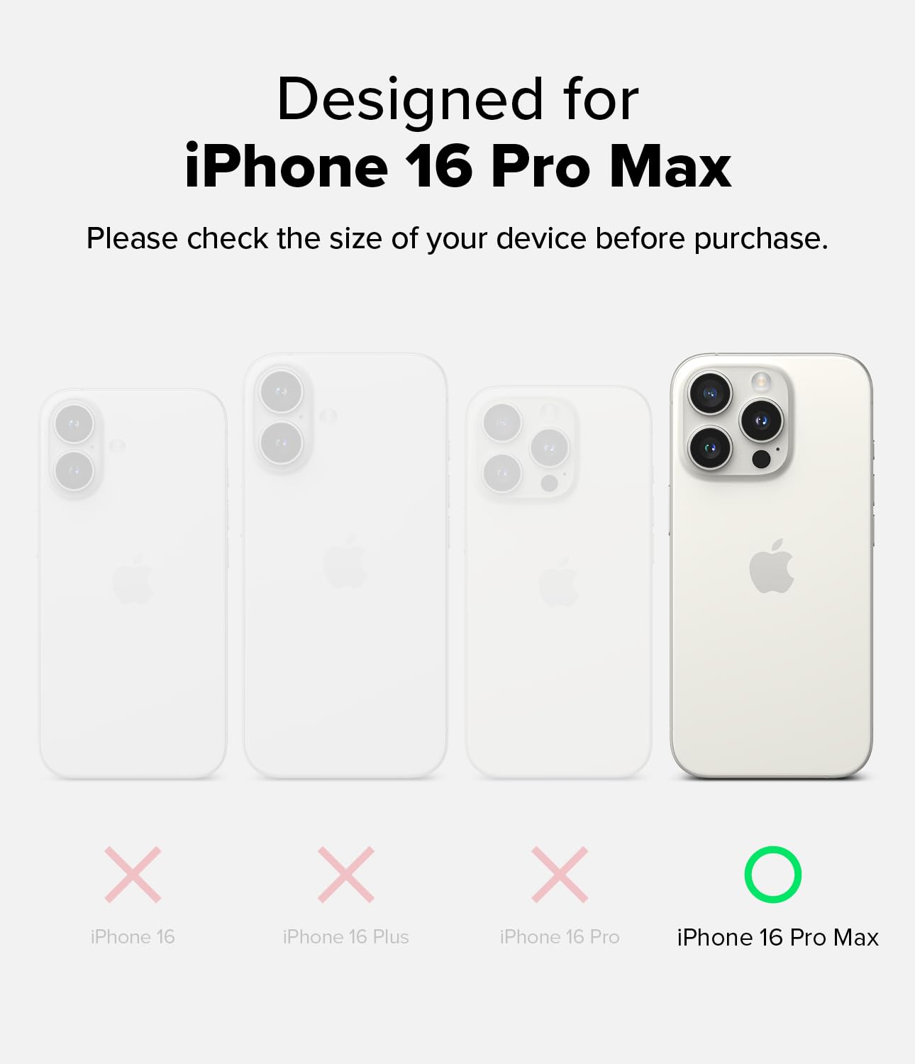 iPhone 16 Pro Max Back Cover case
