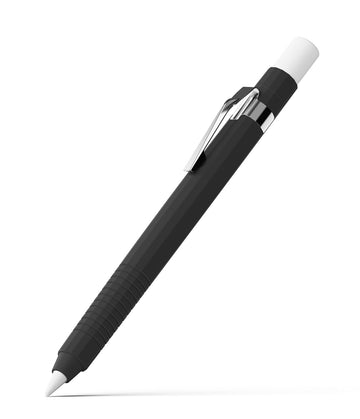Apple Pencil USB C Case, Silicone Drafting Pencil Case - Black