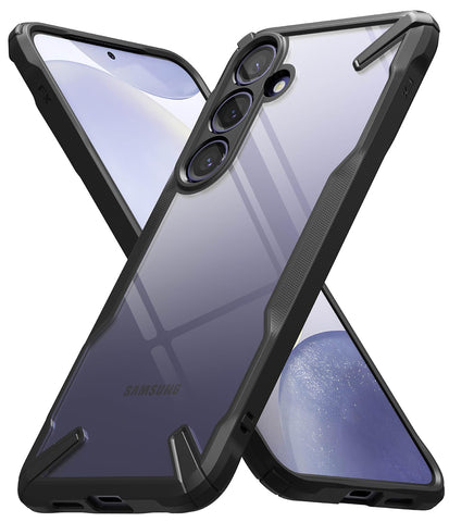 (Refurbished) Ringke Samsung Galaxy S24 Plus Back Cover Case Fusion-X - Black