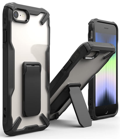 Apple iPhone SE 2022 Back Cover Case | Fusion X-Stand black