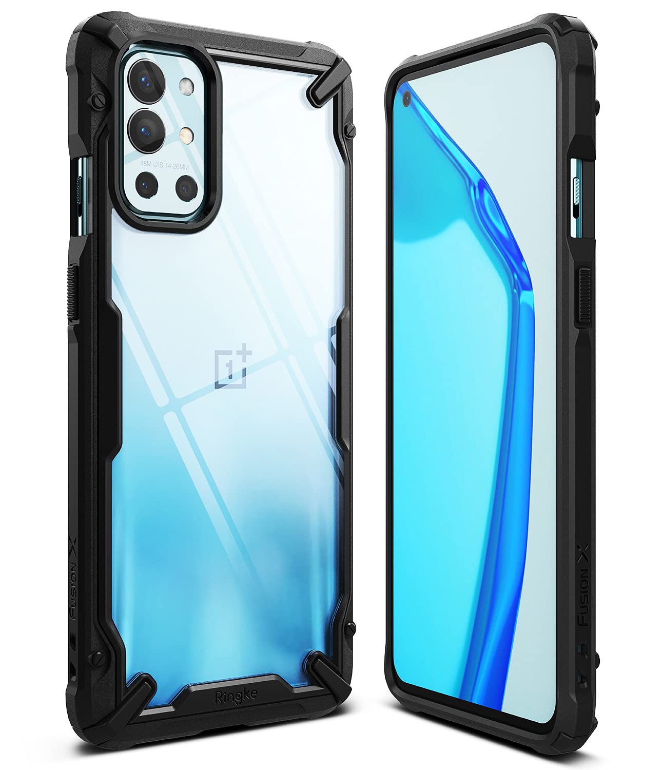 OnePlus 9R Back Cover Case Fusion X Black