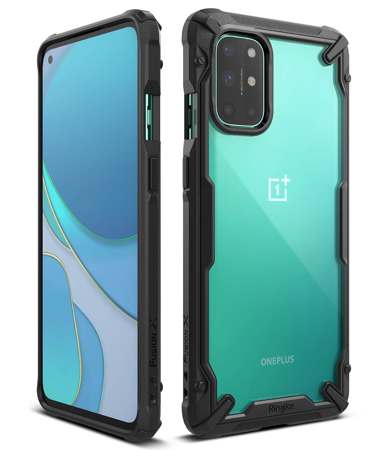 OnePlus 8T Back Cover Case Fusion X Black