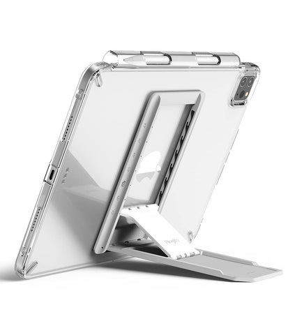 Outstanding Multi-Angle Adhesive, Spring-Action with Non-Slip Pad Stand - Light Gray
