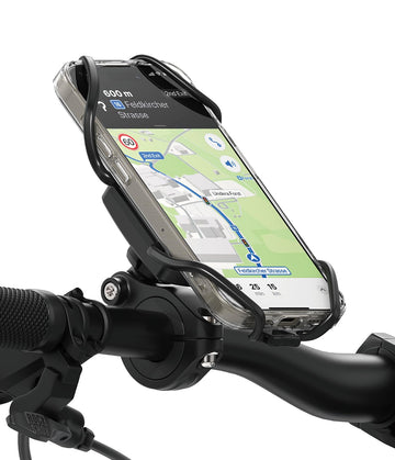 Ringke Bike Phone Holder Compatible for 5" to 7" Smartphones | Quick & Go Grip - Black