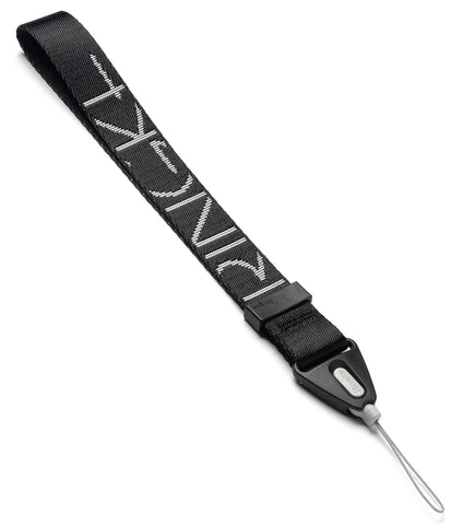 Ringke Hand Strap | Wrist Lanyard String Pattern Strap - Lettering Black
