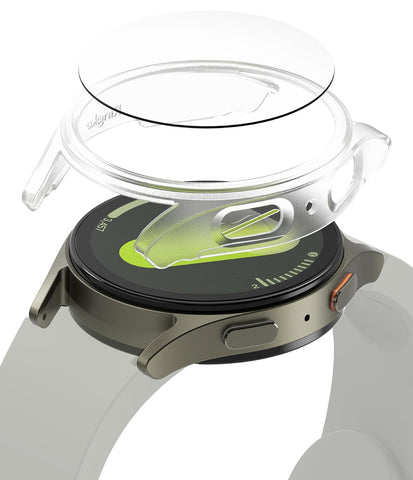 Samsung Galaxy Watch 7 40mm | Slim Slim Case With Screen Protector Tempered Glass - Alpine Clear