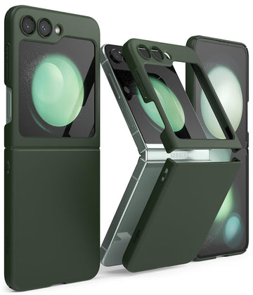 Samsung Galaxy Z Flip 5 Back Cover case | slim - Dark Green