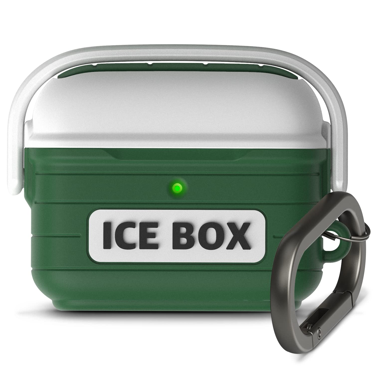 AirPods Pouch Silicone Case Ice Box Green