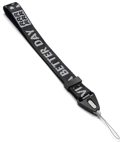 Ringke Hand Strap | Wrist Lanyard String Pattern Strap - Ticket Band 2 Black
