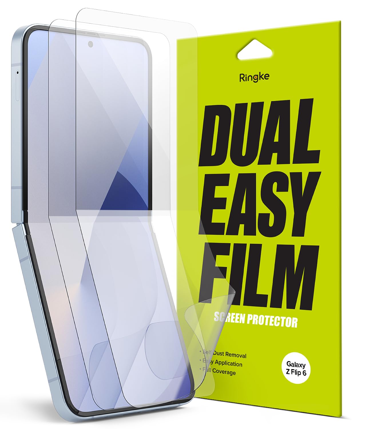 Buy Samsung Z Flip Screen Protector Guard Dual Easy Film Pack