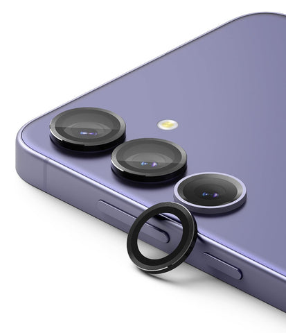 Samsung Galaxy S24 Camera Lens Frame Glass - Black