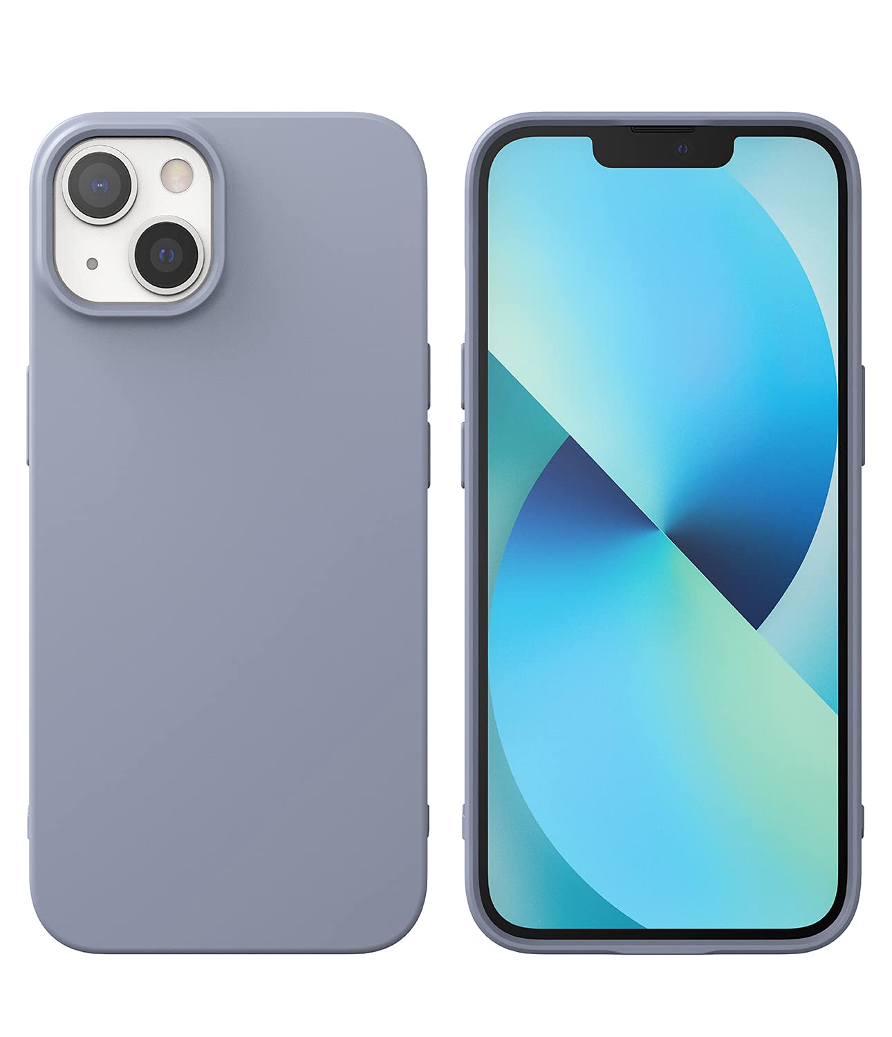 iPhone 13 Mini Back Cover Case Air S Lavender Gray