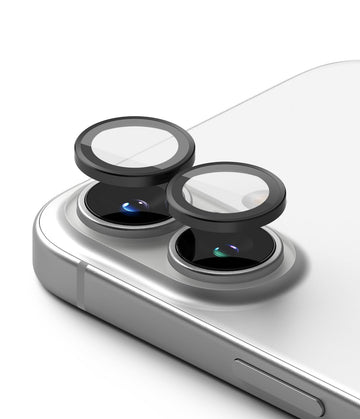 iPhone 16 iPhone 16 Plus Camera Lens Protector | Glass - Black