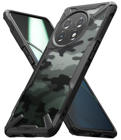 OnePlus 11 5G Back Cover Case | Fusion-X - Camo Black (Not for Oneplus 11R)