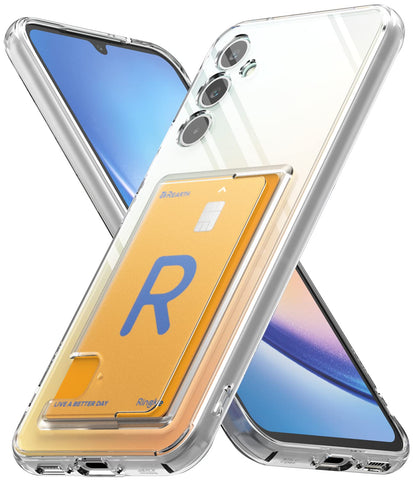 (Refurbished) Samsung Galaxy A34 5G Back Cover Case Fusion Card - Clear