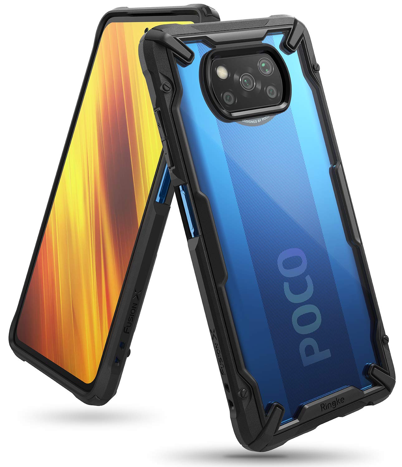 Poco X3 Pro / Poco X3 Back Cover Case | Fusion X - Black