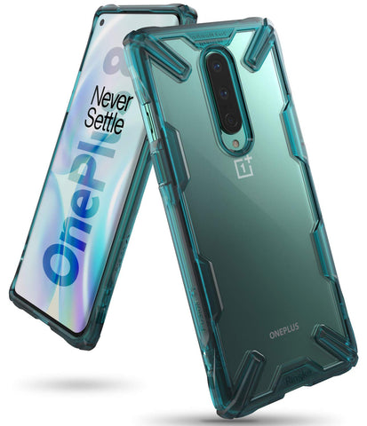 (Refurbished) OnePlus 8 Back Cover Case | Fusion X - Turquoise Green