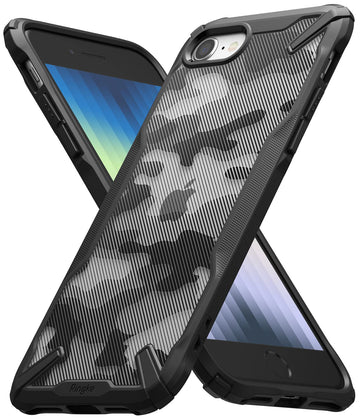(Refurbished) iPhone SE 2022 Fusion X Design Camo Black