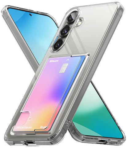 Samsung Galaxy S25 Plus Back Cover Case | Fusion Card - Clear