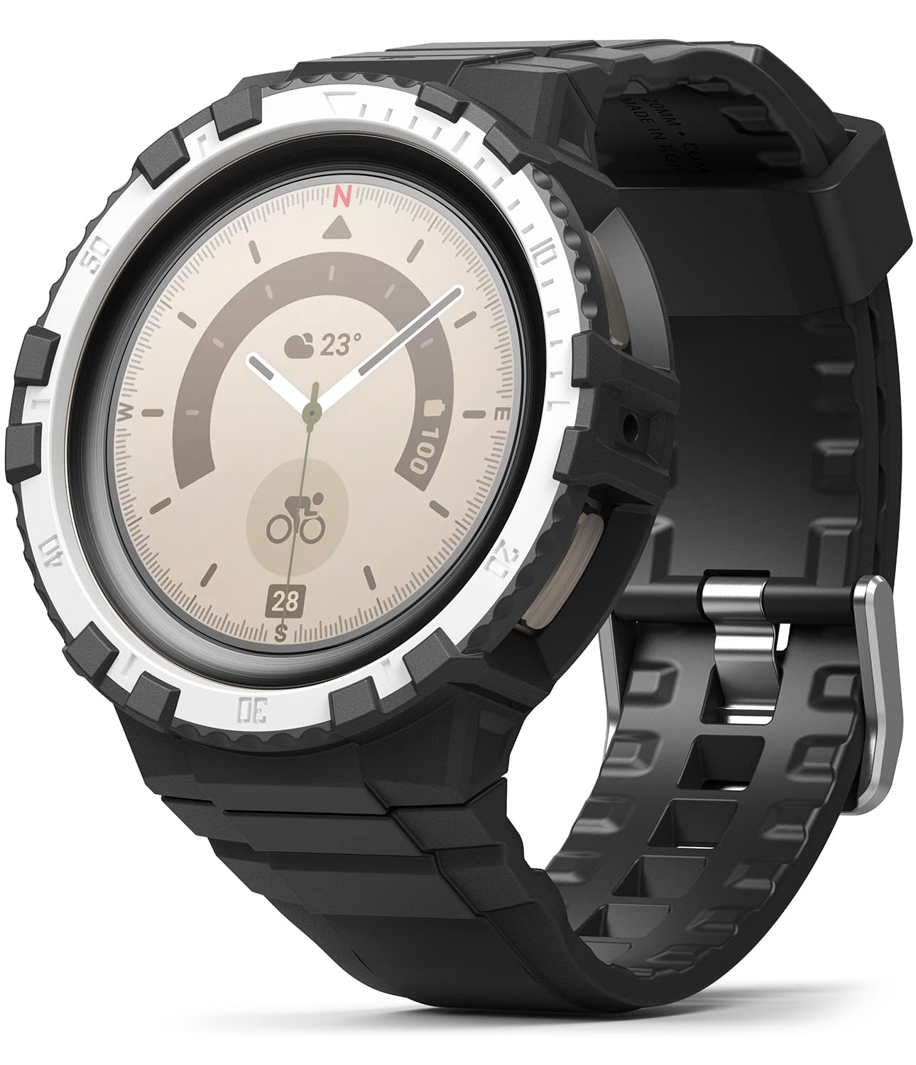 Samsung Galaxy Watch Pro 45mm Strap with Case Fusion-X Guard White