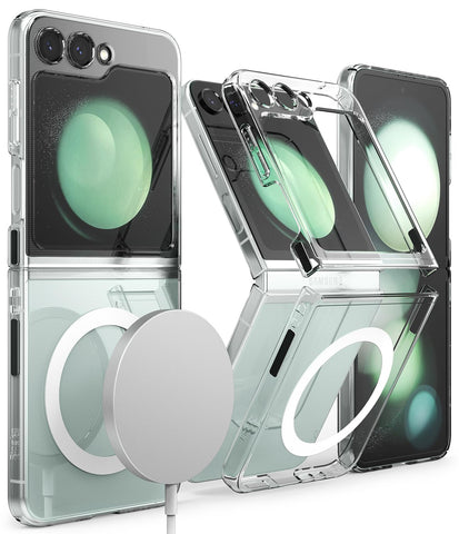 Samsung Galaxy Z Flip 5 5G Back Cover Case | Slim Magnetic - Clear