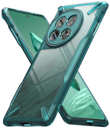 (Refurbished) Ringke OnePlus 12 5G Back Cover Case Fusion-X - Turquoise Green