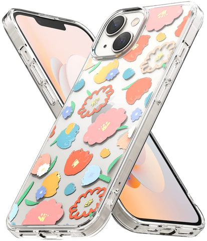 Apple iPhone 14 Back Cover Case | Fusion Design - Floral