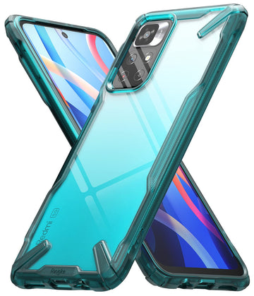 (Refurbished) Poco M4 Pro 5G / Xiaomi Redmi Note 11T Back Cover Case | Fusion X - Turquoise Green