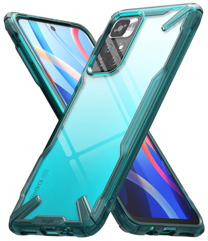 (Refurbished) Poco M4 Pro 5G / Xiaomi Redmi Note 11T Back Cover Case | Fusion X - Turquoise Green