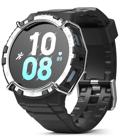 Samsung Galaxy Watch 5 / 4 44mm Strap with Case - White