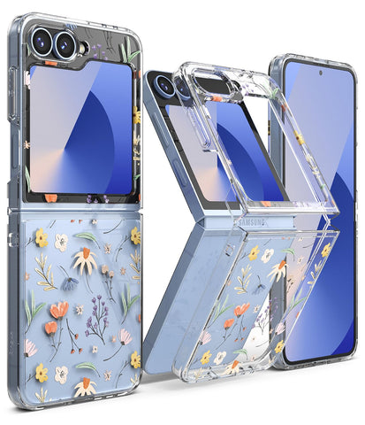 Samsung Galaxy Z Flip 6 Back Cover case | Fusion Design - Dry Flowers