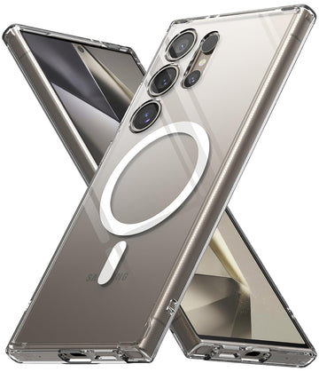 (Refurbished) Ringke Samsung Galaxy S24 Ultra Back Cover Case Fusion Magnetic - Matte Clear