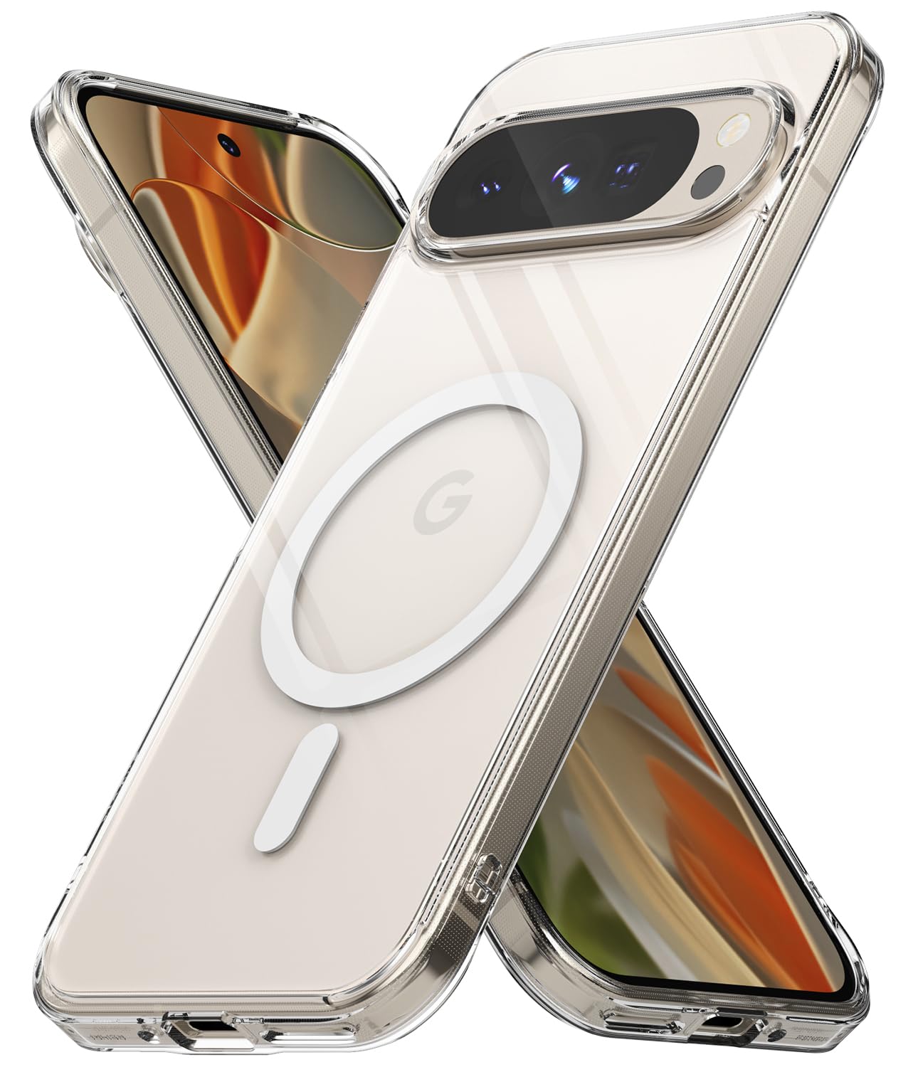 Google Pixel Pro XL Back Cover Case Fusion Magnetic Clear