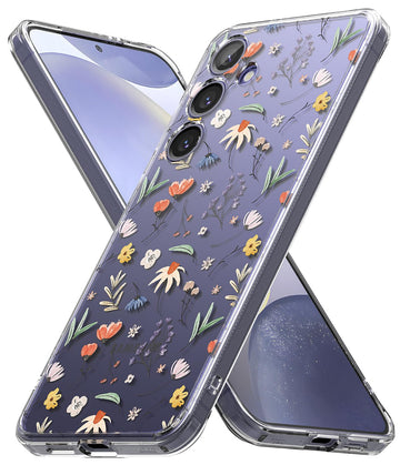 (Refurbished) Samsung Galaxy S24 Back cover case | Fusion Design - Dry Flowers
