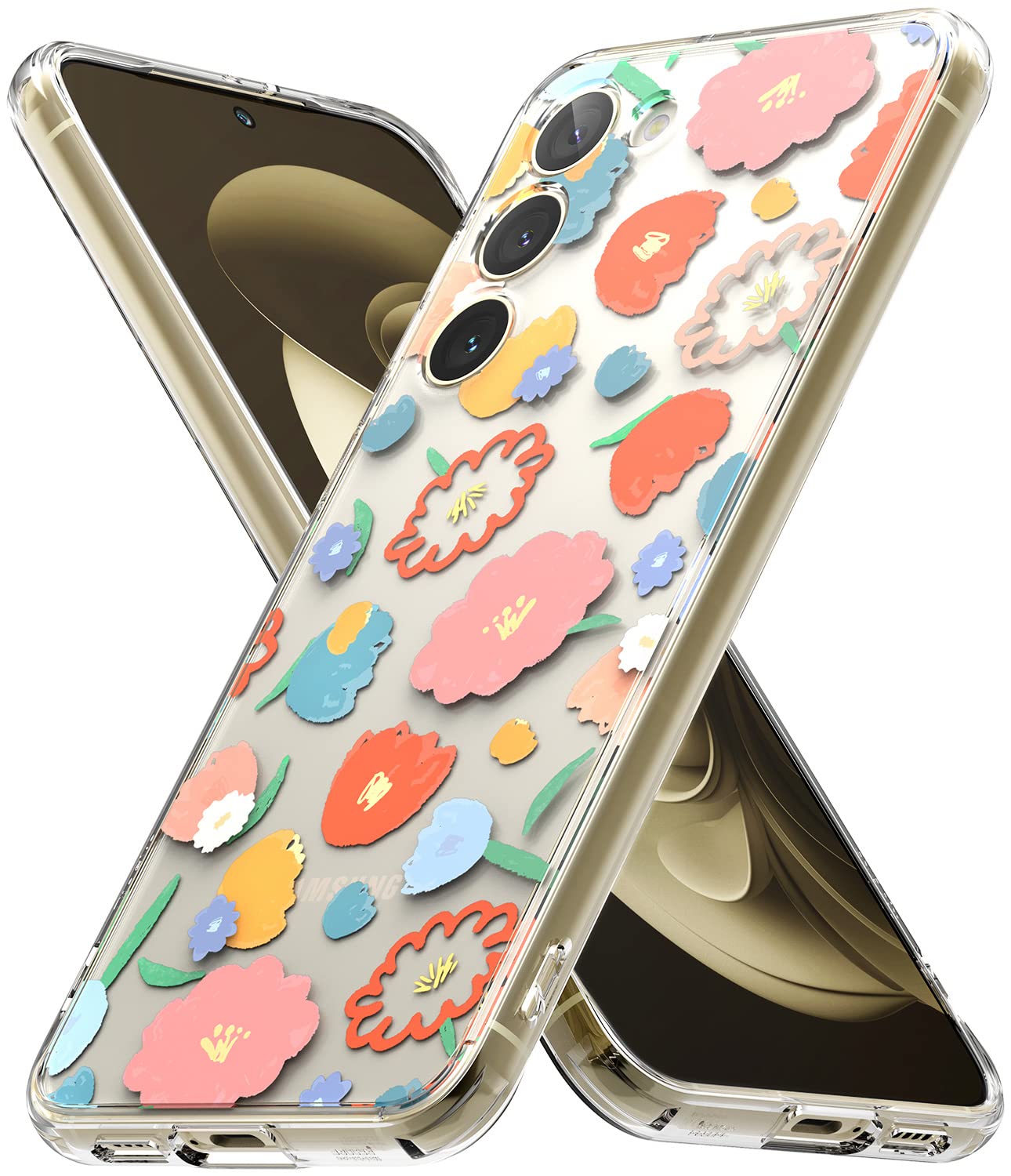 Samsung Galaxy S23 5G Back Cover Case Fusion Design Floral