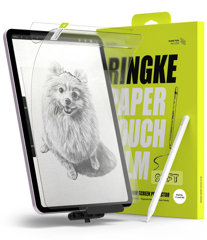 iPad Air 11 inch (M2, 2024), Anti-Glare Matte PET Paper Texture for Drawing Writing Screen Protector | with Easy Installation Tool - (Soft) 2 Pack