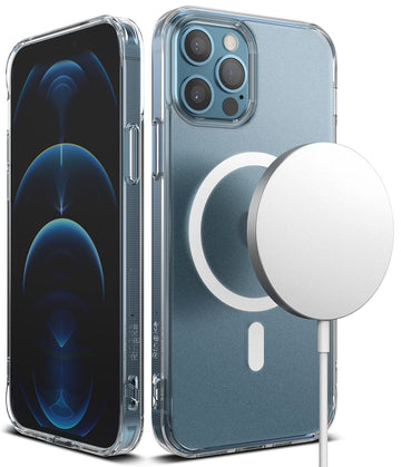 iPhone 12 Pro Max Back Cover Case | Fusion Magnetic - Matte Clear