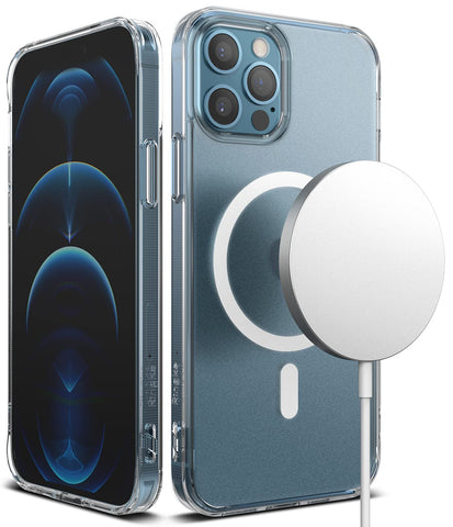 iPhone 12 Pro Max Back Cover Case | Fusion Magnetic - Matte Clear