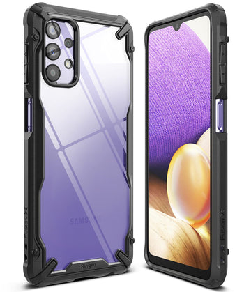 (Refurbished) Samsung Galaxy A32 5G Back Cover Case | Fusion X Design - Black