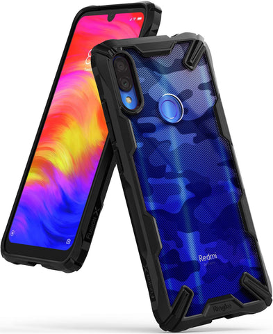 Redmi Note 7 / Note 7 Pro/ Note 7S Back Cover Case | Fusion X Design - Camo Black
