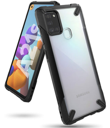 Samsung Galaxy A21S Back Cover Case | Fusion X - Black