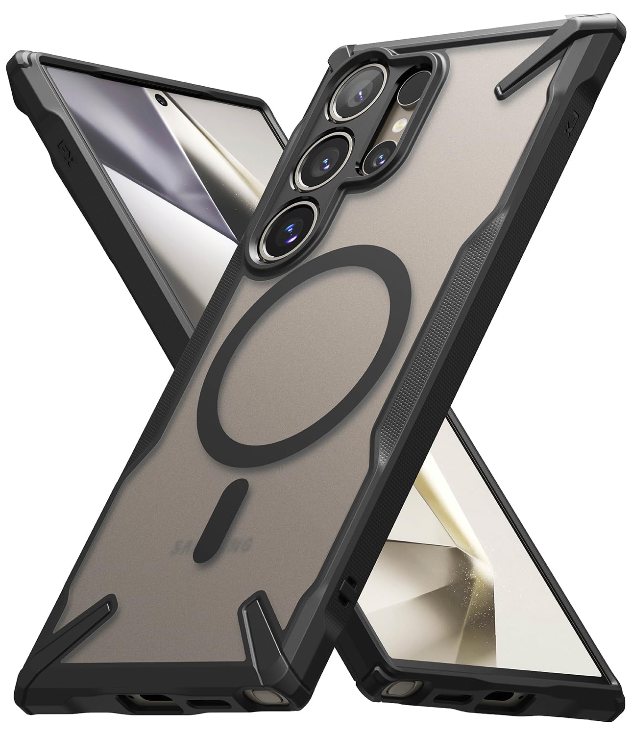 Samsung Galaxy S24 Ultra Back Cover case Fusion X Magnetic Matte Black