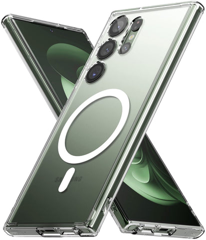 (Refurbished) Samsung Galaxy S23 Ultra 5G Back Cover Case | Fusion Magnetic - Matte Clear