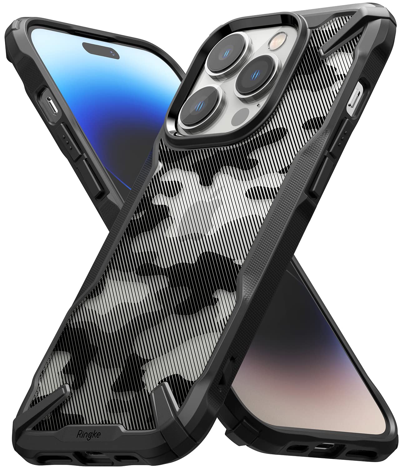 Refurbished) Apple iPhone 14 Pro Max Fusion X- Camo Black